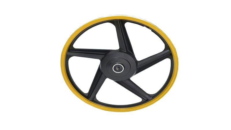 ÇELİK JANT ÖN SARI-ÇİZGİLİ ( KM125-6 )